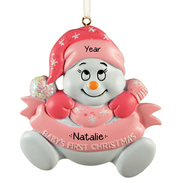 2017 Hallmark Cute Snowman Granddaughter Ornament Family Love Girl Grandma 